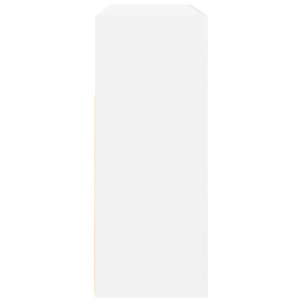 vidaXL Bufet Biały 116 x 30 x 75 cm Materiał drewnopochodny