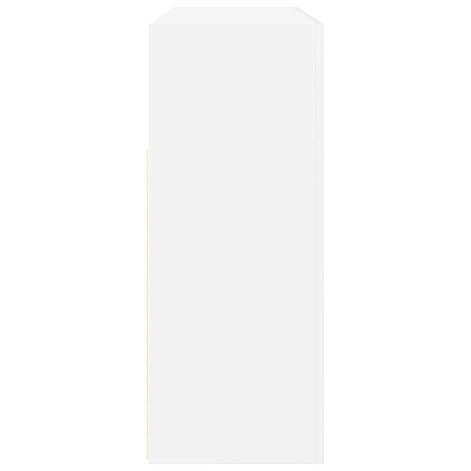 vidaXL Bufet Biały 116 x 30 x 75 cm Materiał drewnopochodny