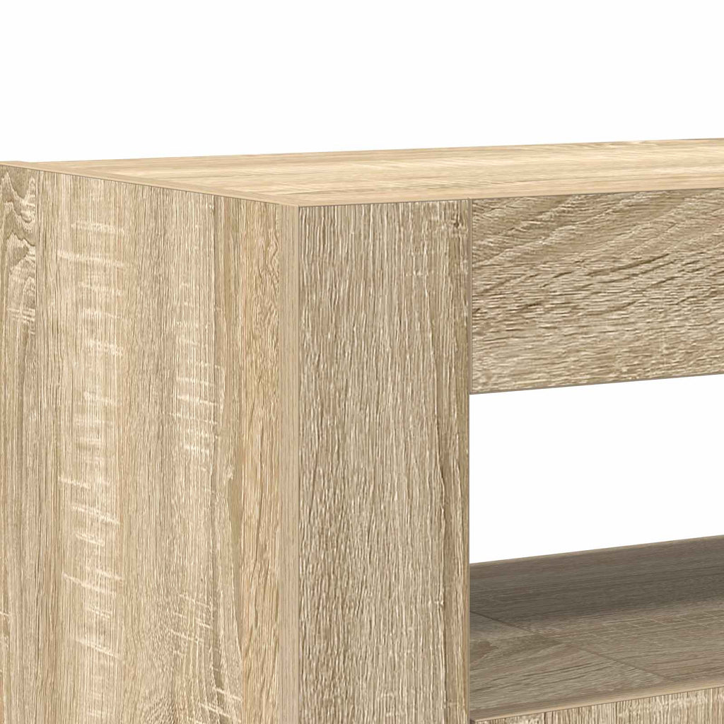 vidaXL Bufet Dąb Sonoma 116 x 30 x 75 cm Materiał drewnopochodny