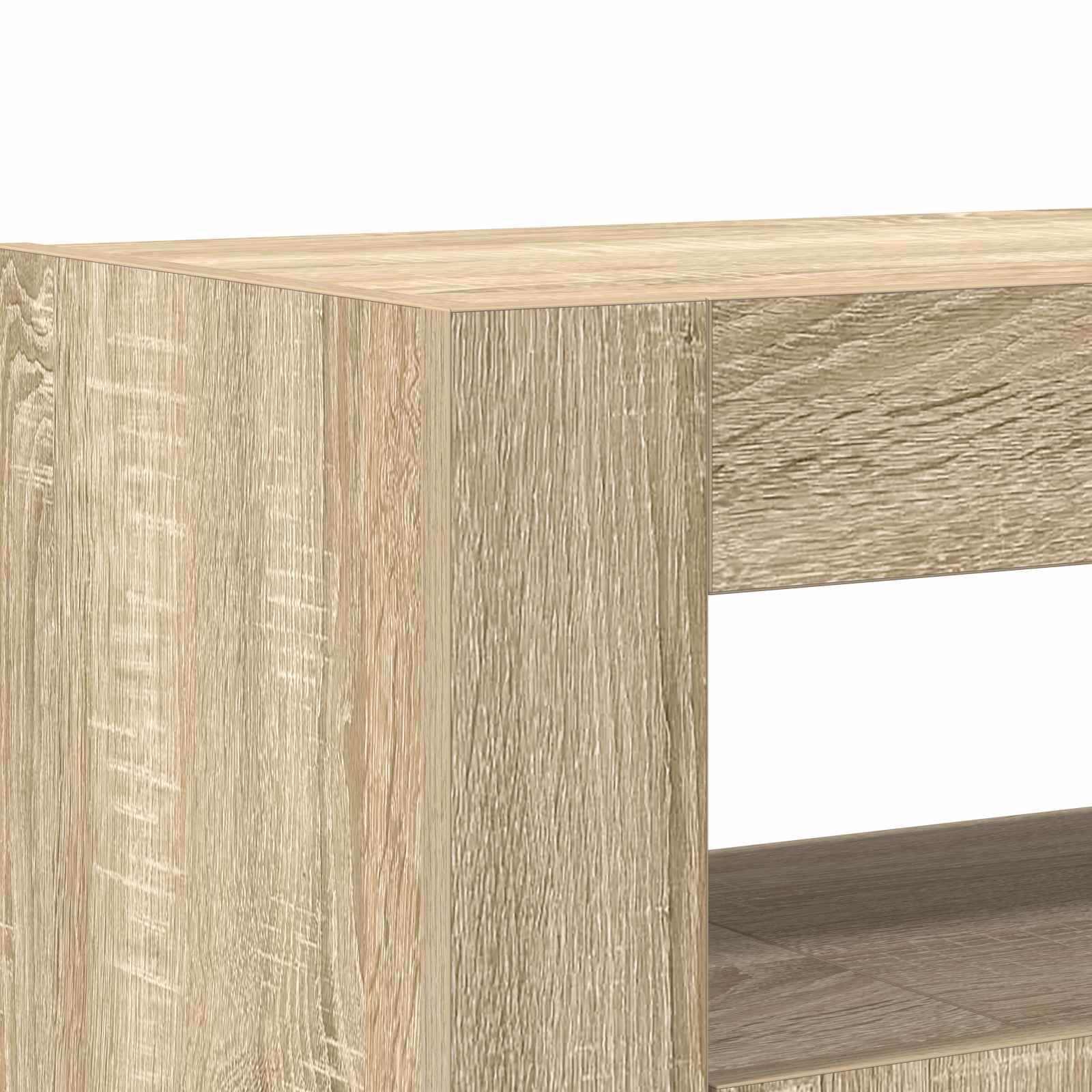 vidaXL Bufet Dąb Sonoma 116 x 30 x 75 cm Materiał drewnopochodny