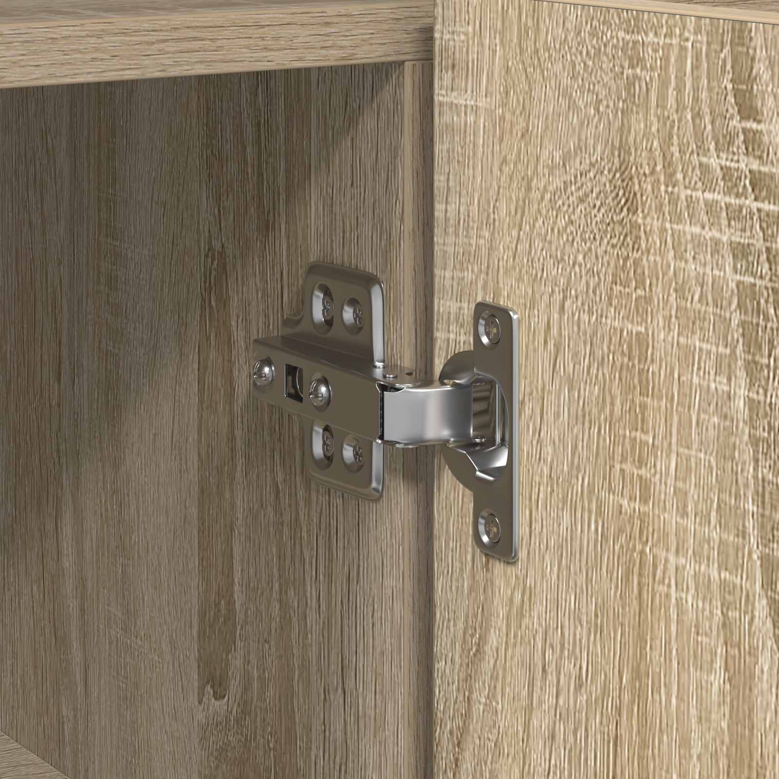 vidaXL Bufet Dąb Sonoma 116 x 30 x 75 cm Materiał drewnopochodny