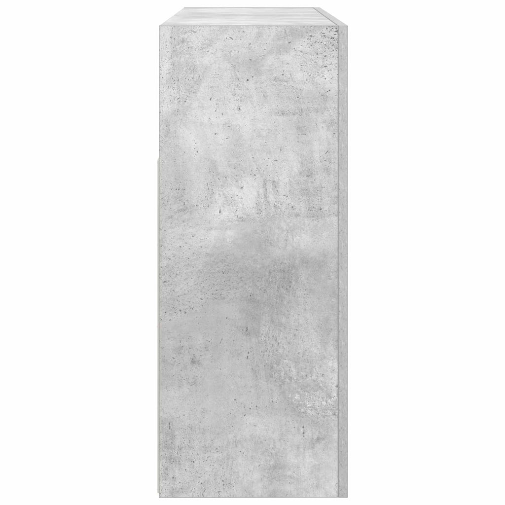 vidaXL Bufet Betonowy szary 116 x 30 x 75 cm Materiał drewnopochodny