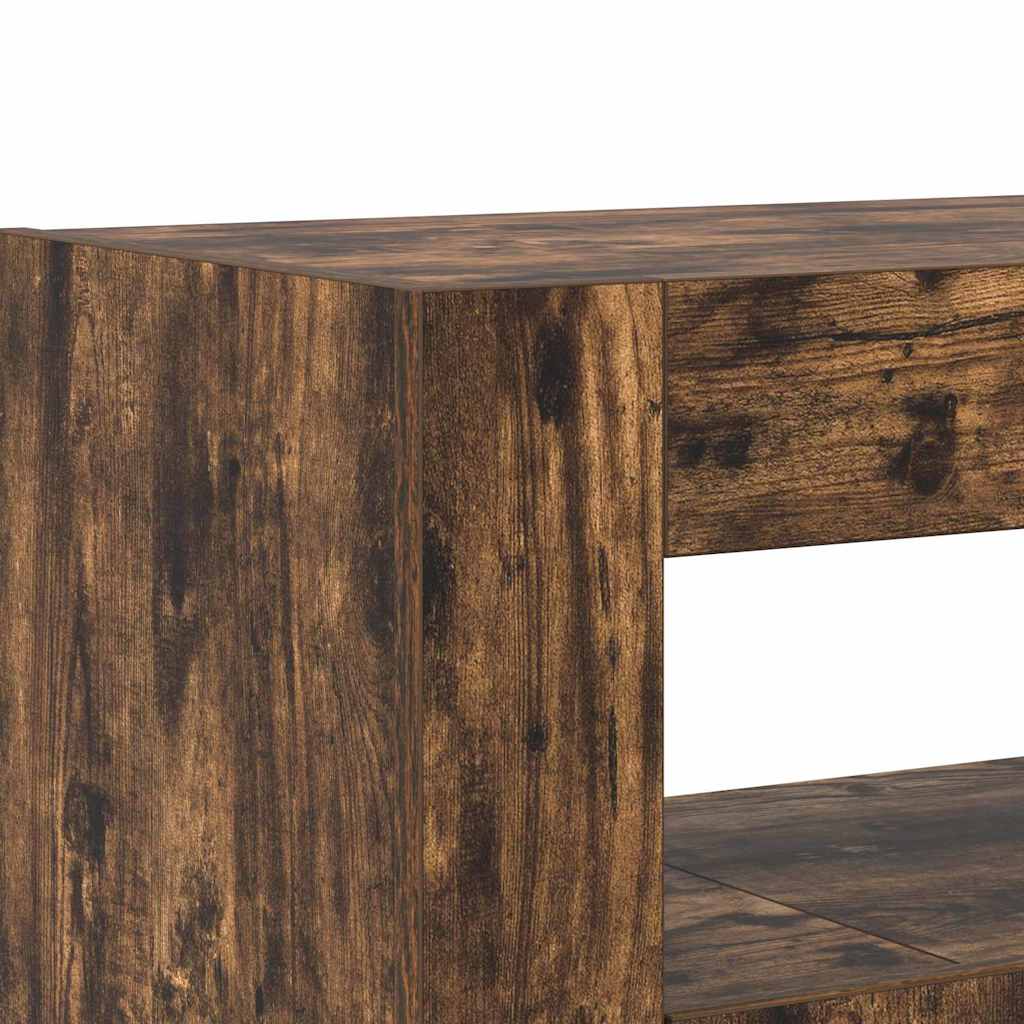 vidaXL Bufet Dąb wędzony 116 x 30 x 75 cm Materiał drewnopochodny