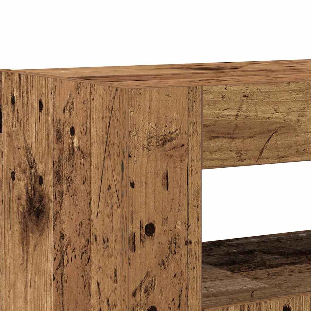 vidaXL Bufet Stare drewno 116 x 30 x 75 cm Materiał drewnopochodny