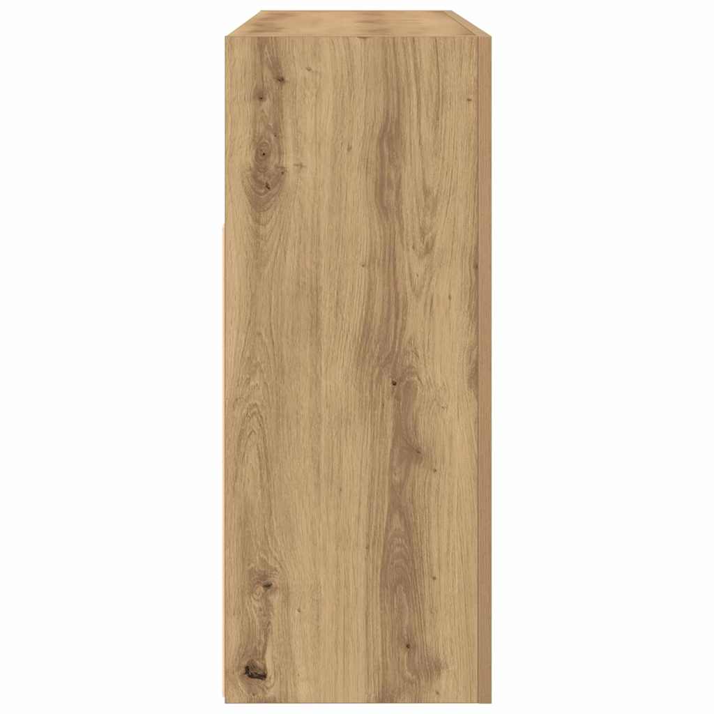 vidaXL Bufet Dąb rzemieślniczy 116 x 30 x 75 cm Drewno inżynieryjne