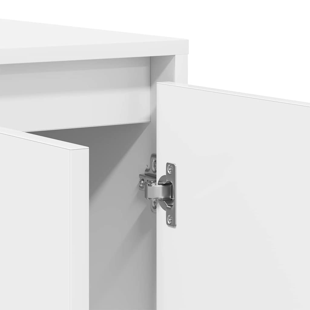 vidaXL Bufet Biały 135 x 41 x 75 cm Materiał drewnopochodny