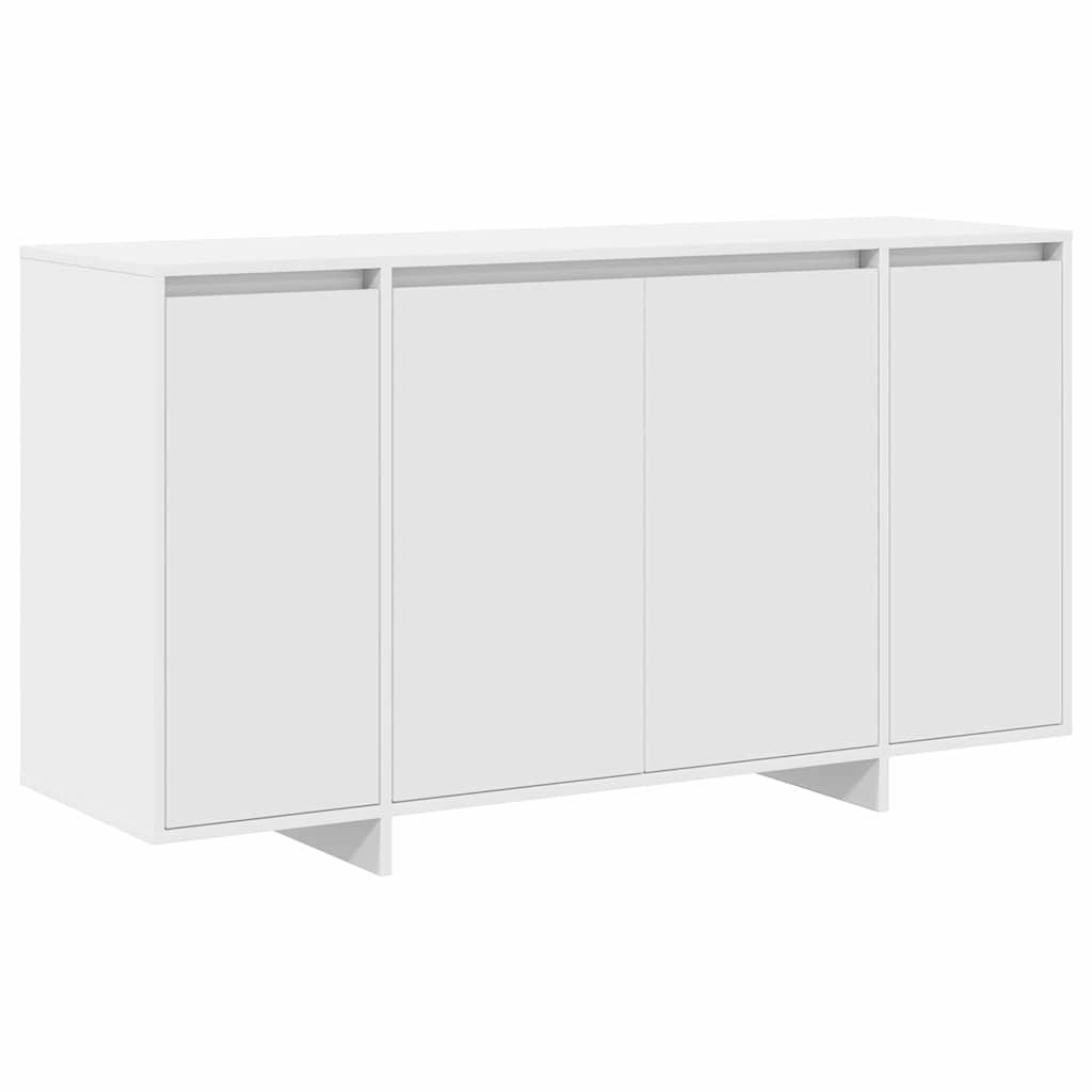 vidaXL Bufet Biały 135 x 41 x 75 cm Materiał drewnopochodny