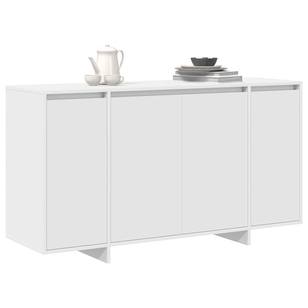 vidaXL Bufet Biały 135 x 41 x 75 cm Materiał drewnopochodny