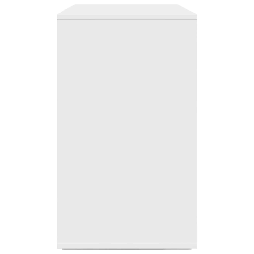 vidaXL Bufet Biały 135 x 41 x 75 cm Materiał drewnopochodny