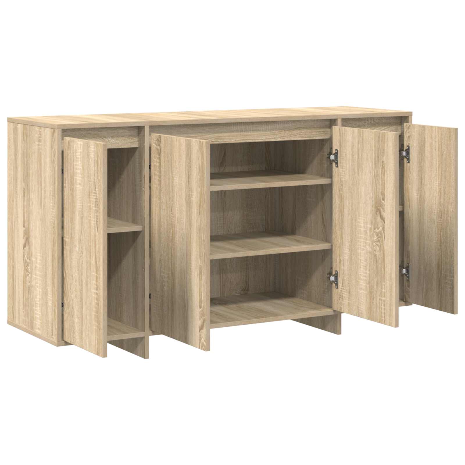 vidaXL Bufet Dąb Sonoma 135 x 41 x 75 cm Materiał drewnopochodny