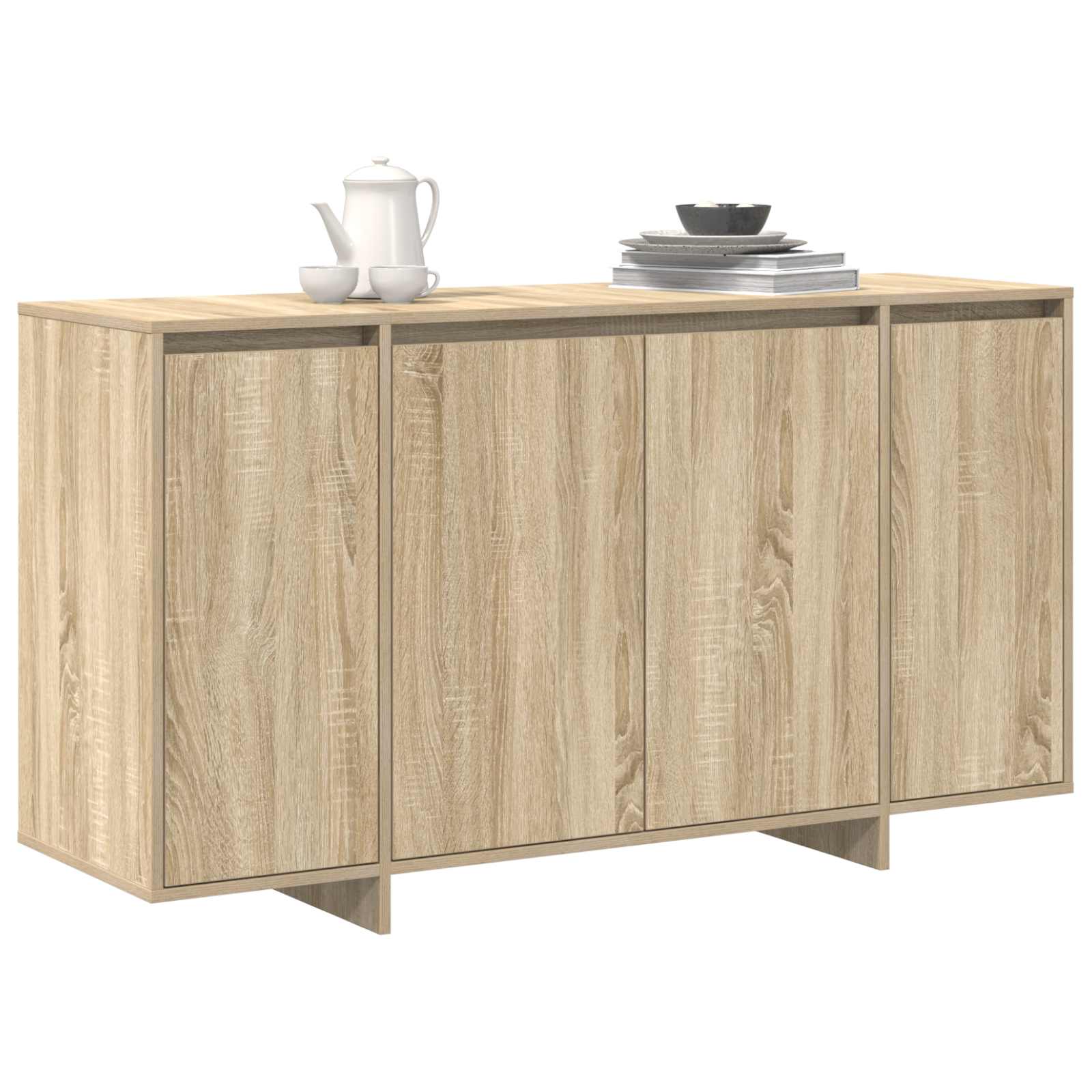 vidaXL Bufet Dąb Sonoma 135 x 41 x 75 cm Materiał drewnopochodny