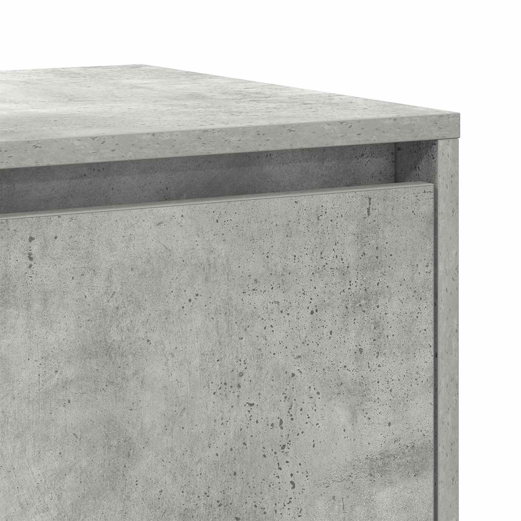 vidaXL Bufet Betonowy szary 135 x 41 x 75 cm Materiał drewnopochodny