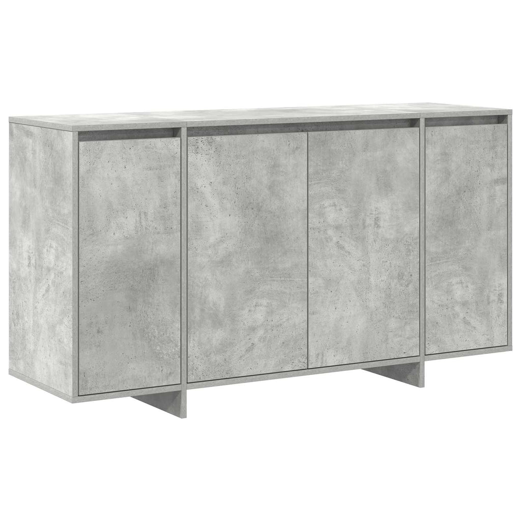 vidaXL Bufet Betonowy szary 135 x 41 x 75 cm Materiał drewnopochodny