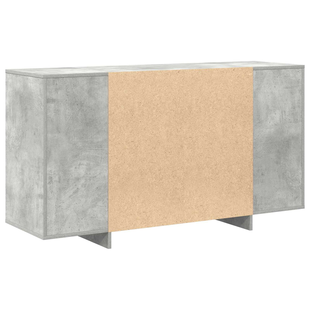 vidaXL Bufet Betonowy szary 135 x 41 x 75 cm Materiał drewnopochodny