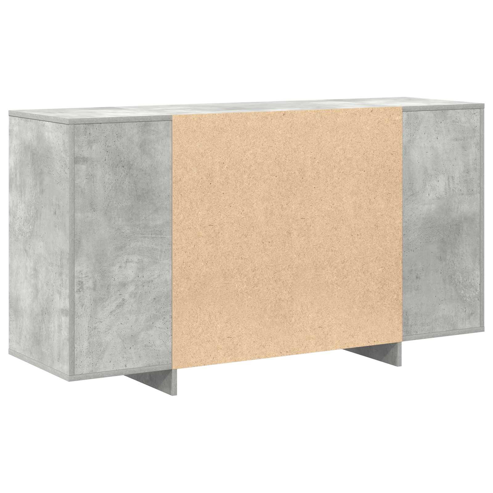 vidaXL Bufet Betonowy szary 135 x 41 x 75 cm Materiał drewnopochodny