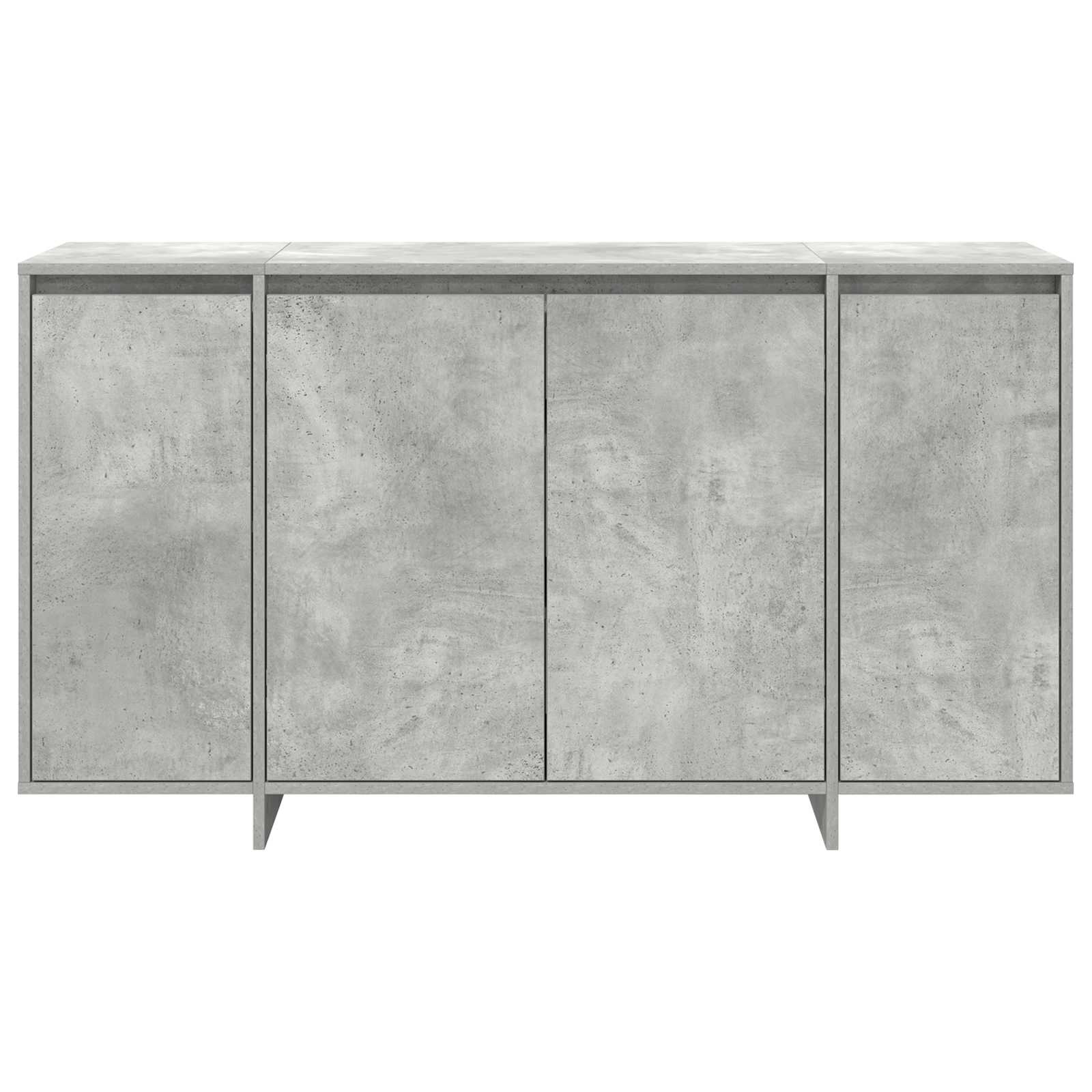 vidaXL Bufet Betonowy szary 135 x 41 x 75 cm Materiał drewnopochodny