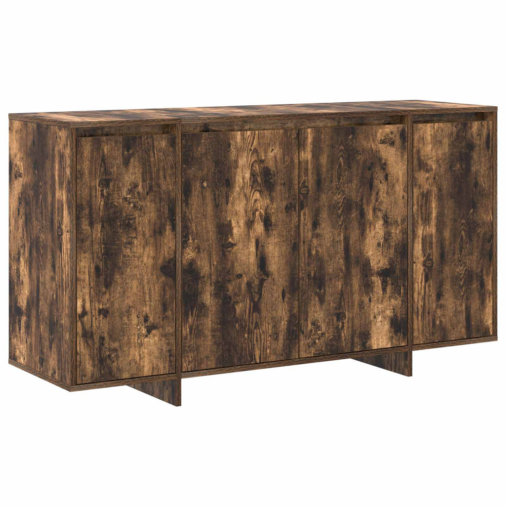 vidaXL Bufet Dąb wędzony 135 x 41 x 75 cm Materiał drewnopochodny