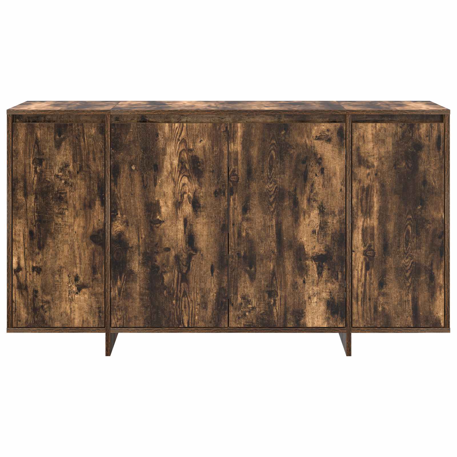 vidaXL Bufet Dąb wędzony 135 x 41 x 75 cm Materiał drewnopochodny