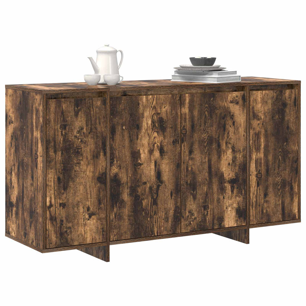 vidaXL Bufet Dąb wędzony 135 x 41 x 75 cm Materiał drewnopochodny