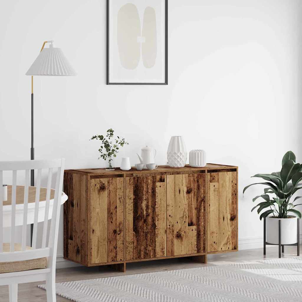 vidaXL Bufet Stare drewno 135 x 41 x 75 cm Materiał drewnopochodny
