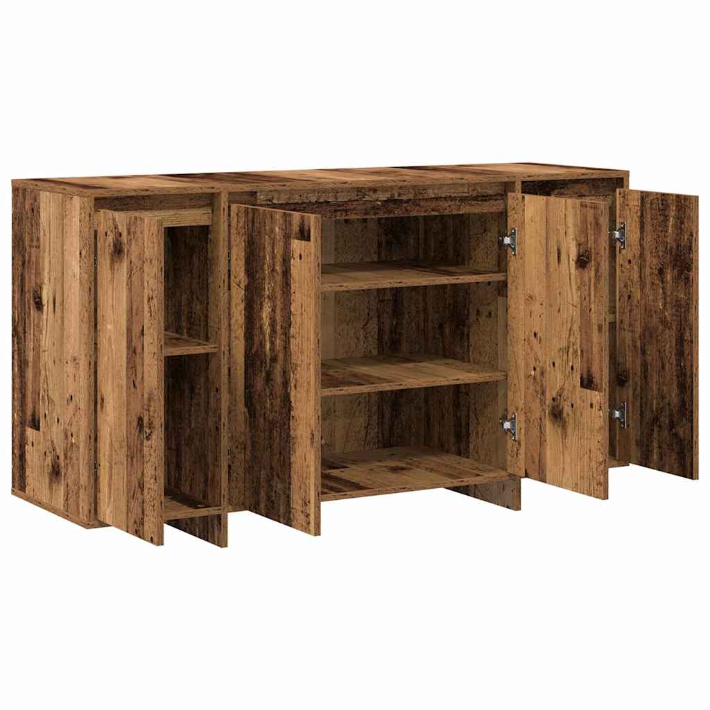 vidaXL Bufet Stare drewno 135 x 41 x 75 cm Materiał drewnopochodny