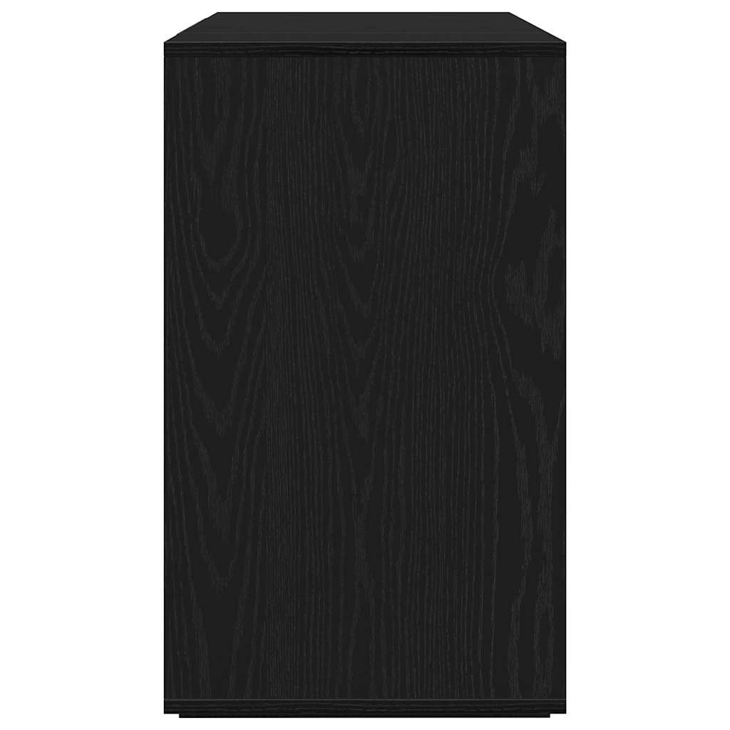 vidaXL Bufet Czarny Dąb 135 x 41 x 75 cm Materiał drewnopochodny