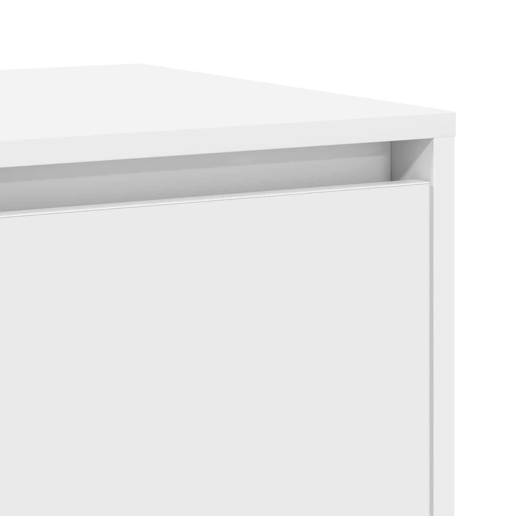 vidaXL Bufet Biały 120 x 41 x 75 cm Materiał drewnopochodny