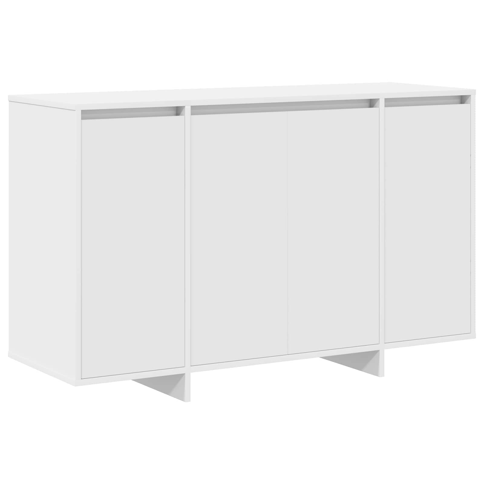 vidaXL Bufet Biały 120 x 41 x 75 cm Materiał drewnopochodny