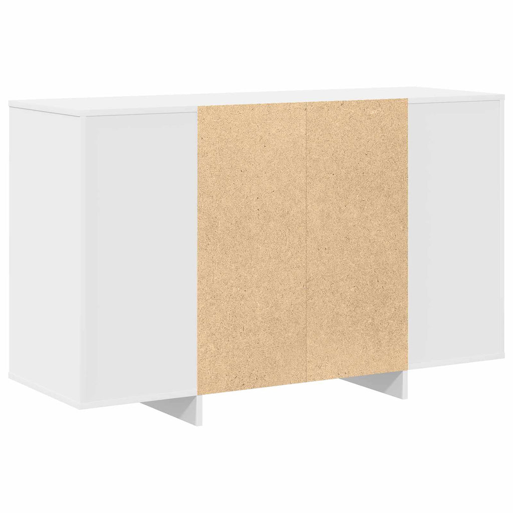 vidaXL Bufet Biały 120 x 41 x 75 cm Materiał drewnopochodny