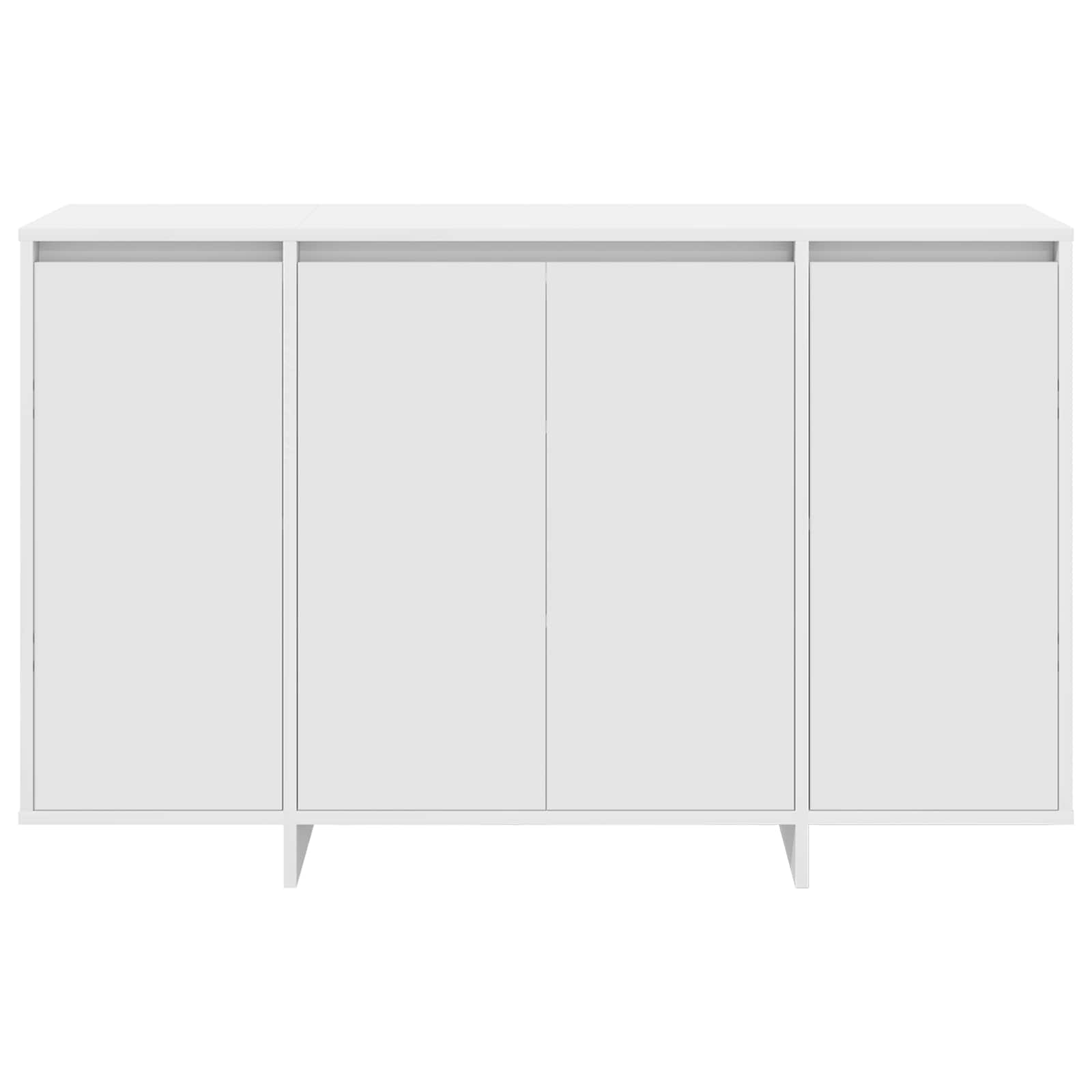 vidaXL Bufet Biały 120 x 41 x 75 cm Materiał drewnopochodny