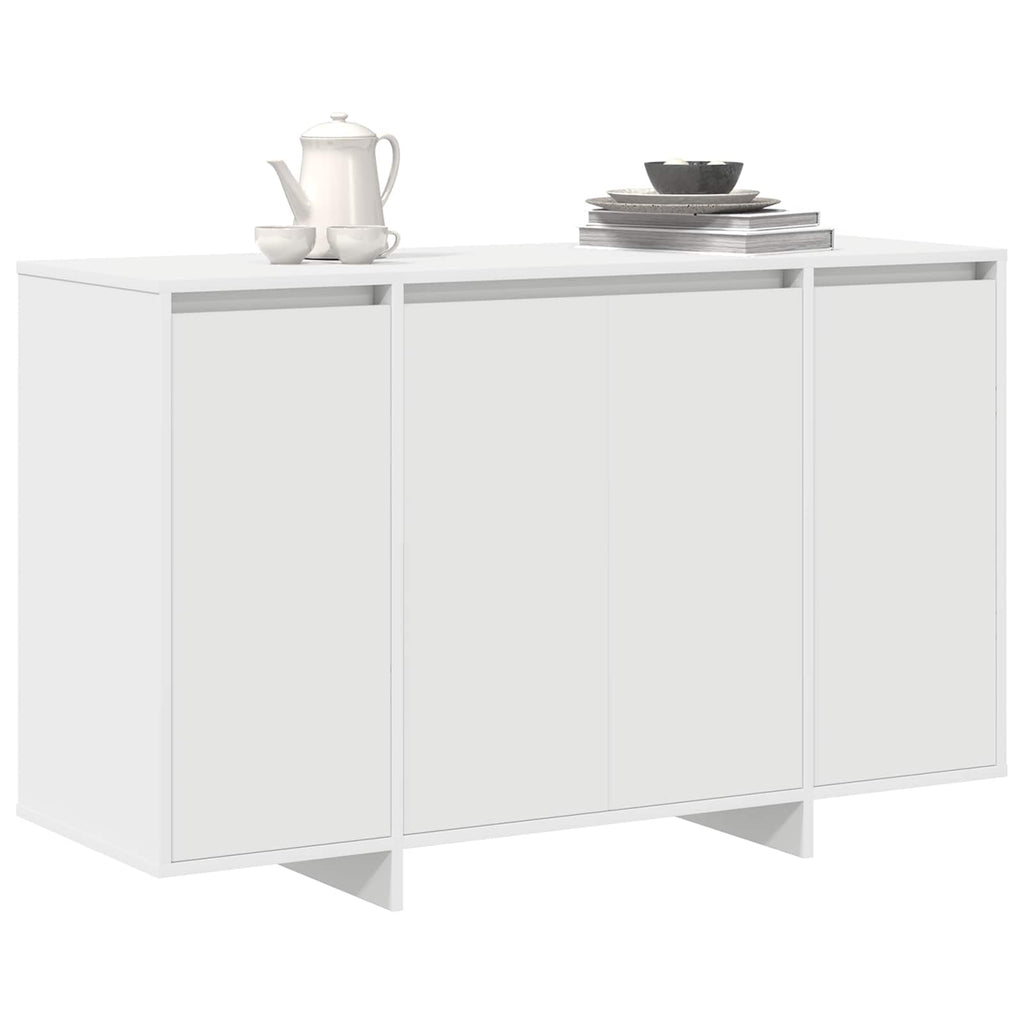 vidaXL Bufet Biały 120 x 41 x 75 cm Materiał drewnopochodny