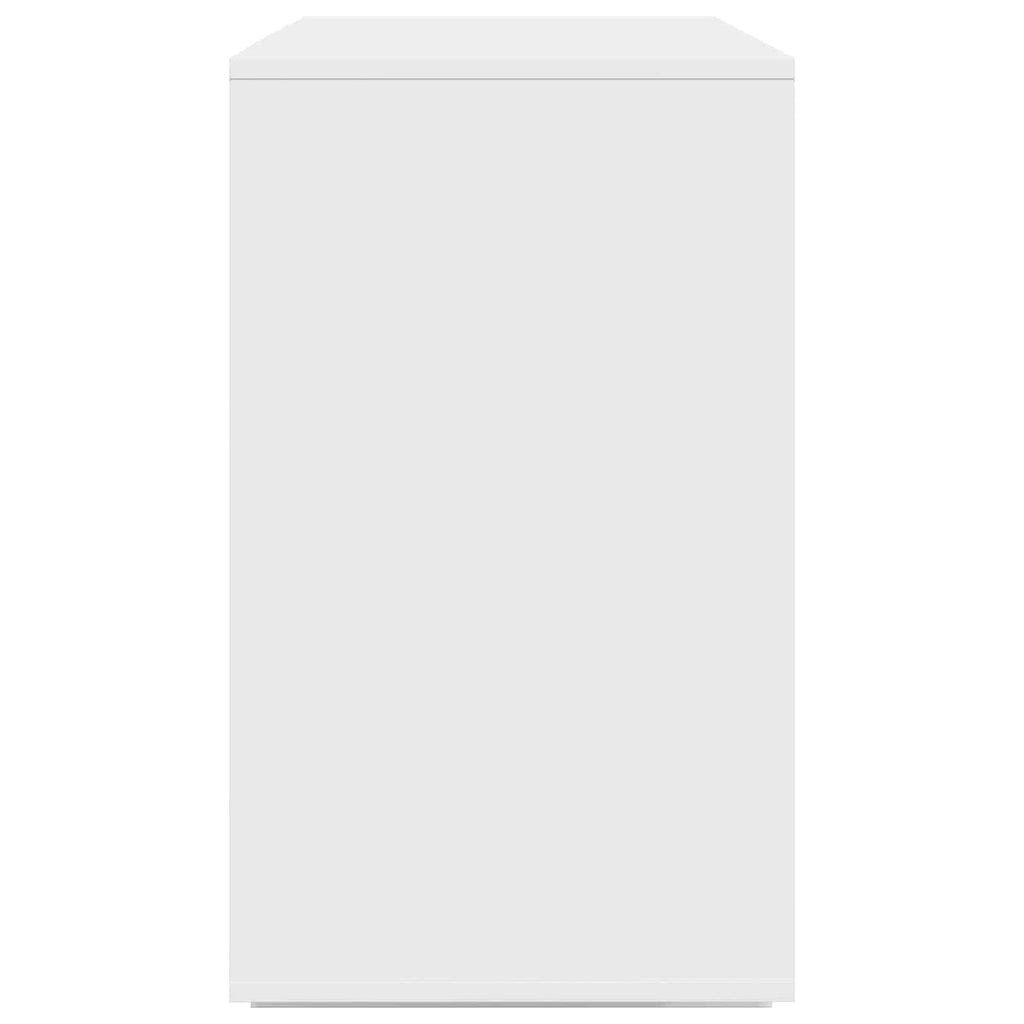 vidaXL Bufet Biały 120 x 41 x 75 cm Materiał drewnopochodny