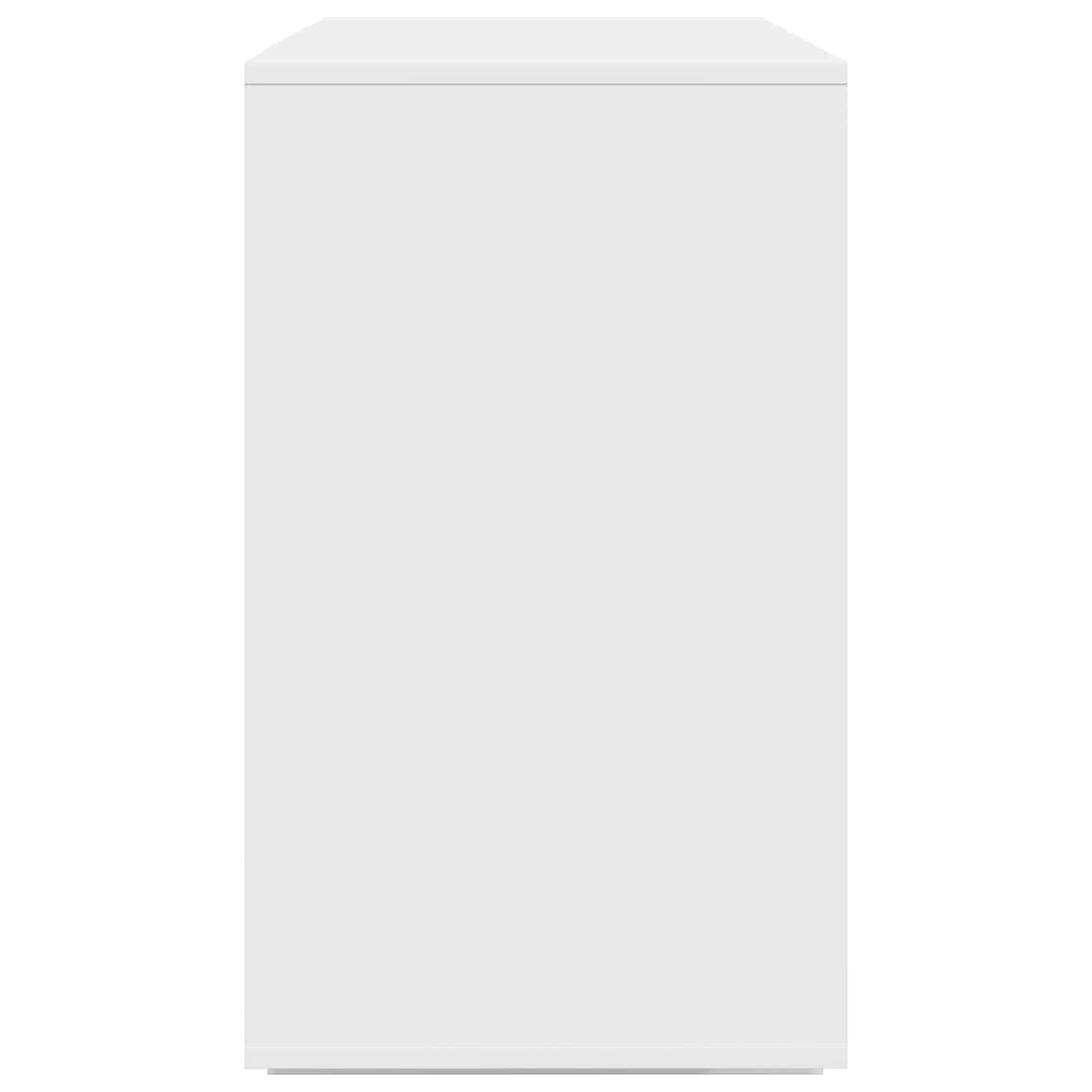 vidaXL Bufet Biały 120 x 41 x 75 cm Materiał drewnopochodny