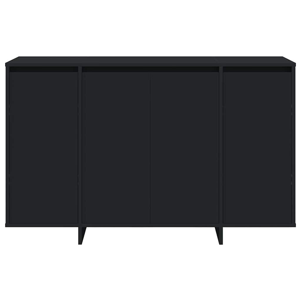 vidaXL Bufet Czarny 120 x 41 x 75 cm Materiał drewnopochodny