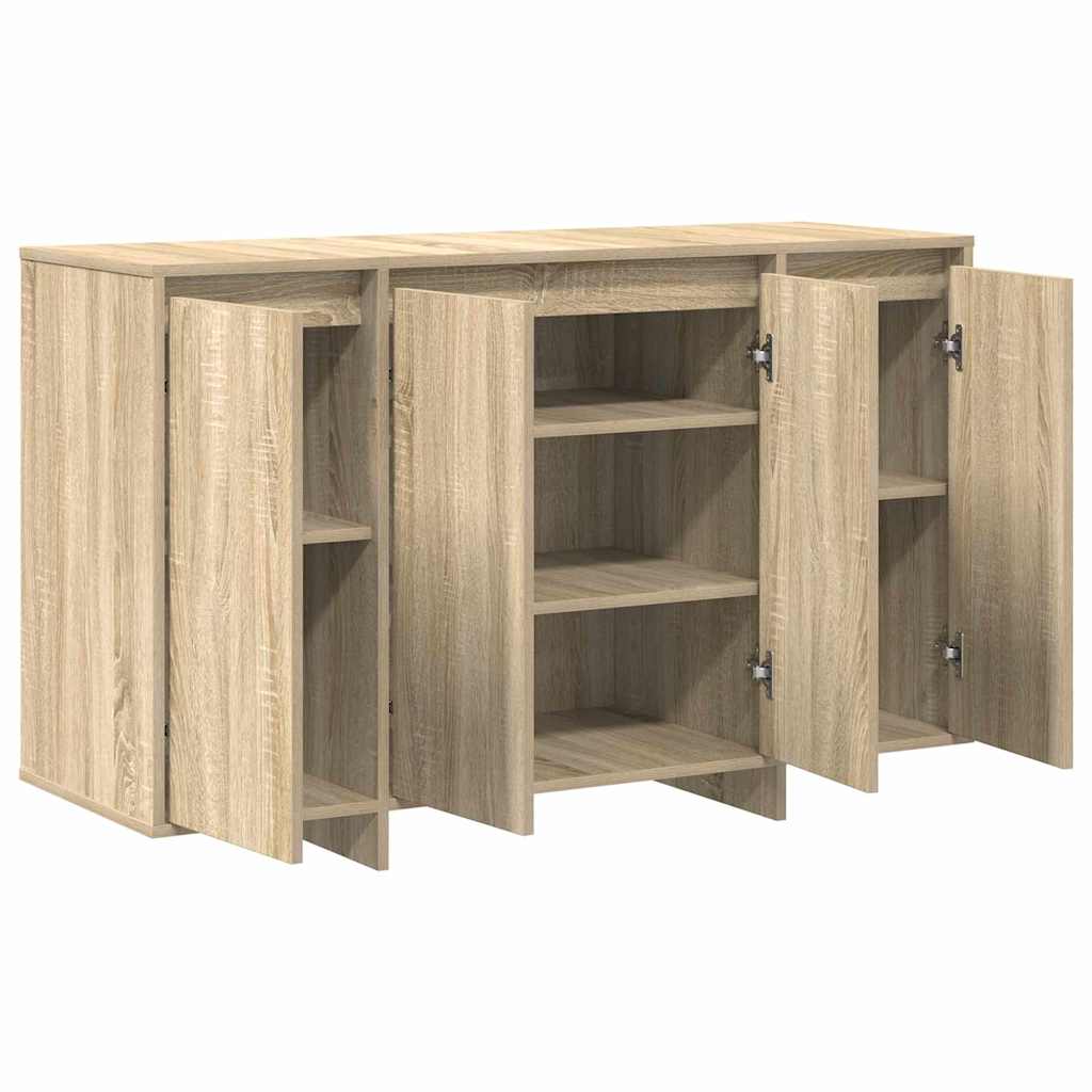 vidaXL Bufet dąb sonoma 120 x 41 x 75 cm Materiał drewnopochodny