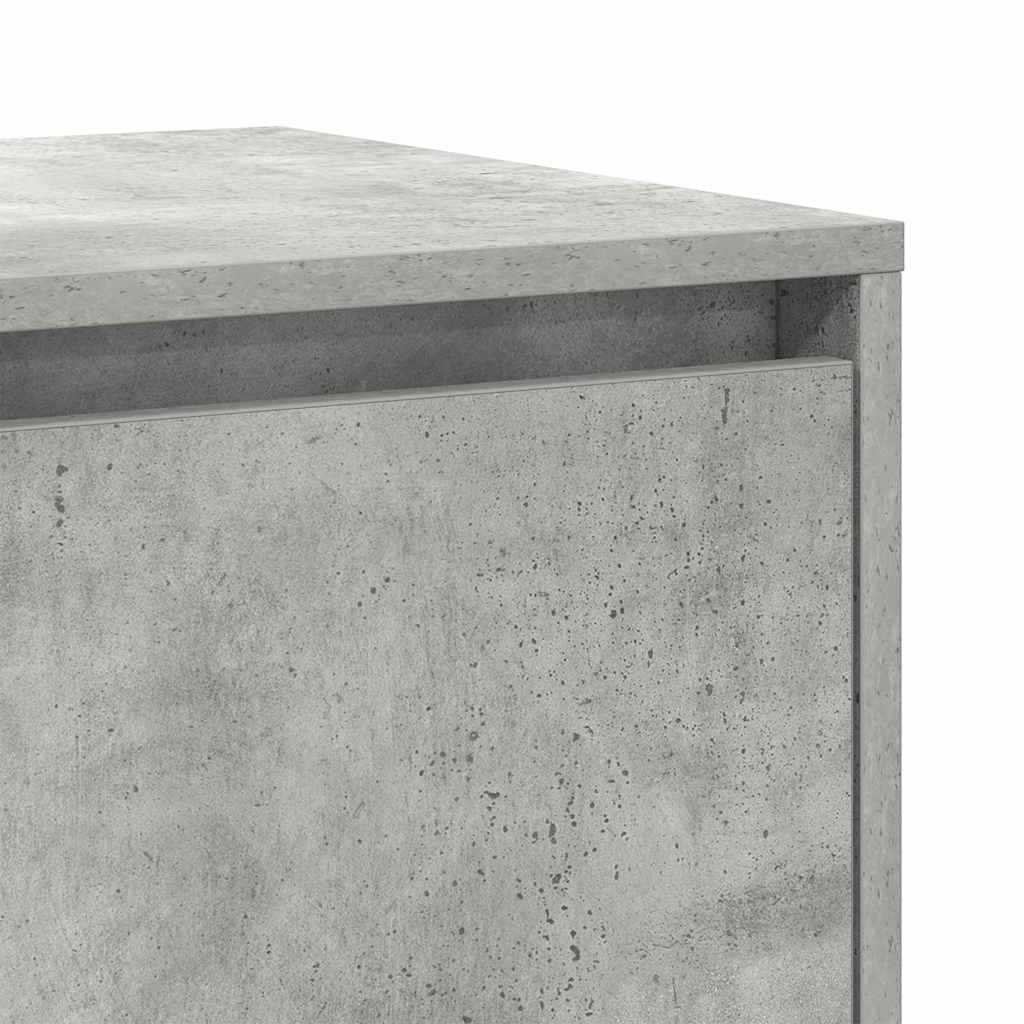 vidaXL Bufet Betonowy szary 120 x 41 x 75 cm Materiał drewnopochodny