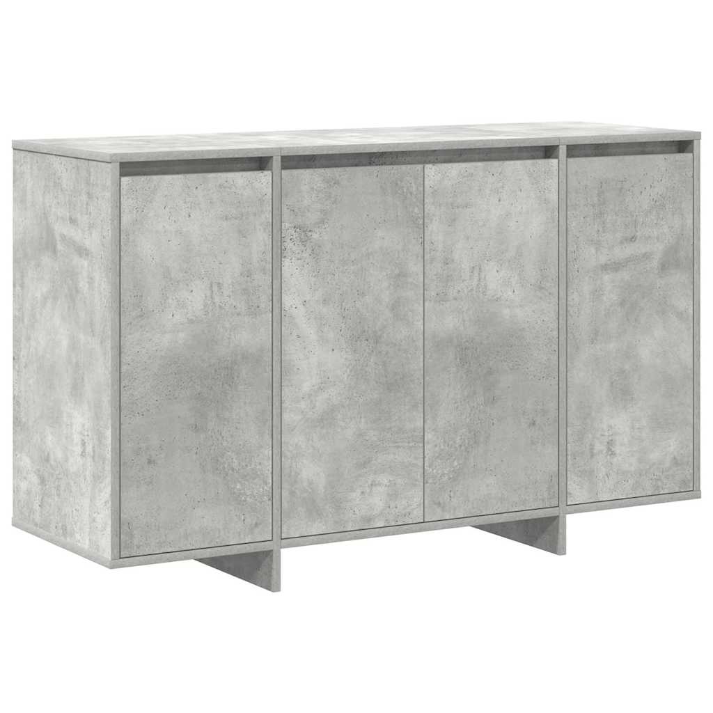 vidaXL Bufet Betonowy szary 120 x 41 x 75 cm Materiał drewnopochodny
