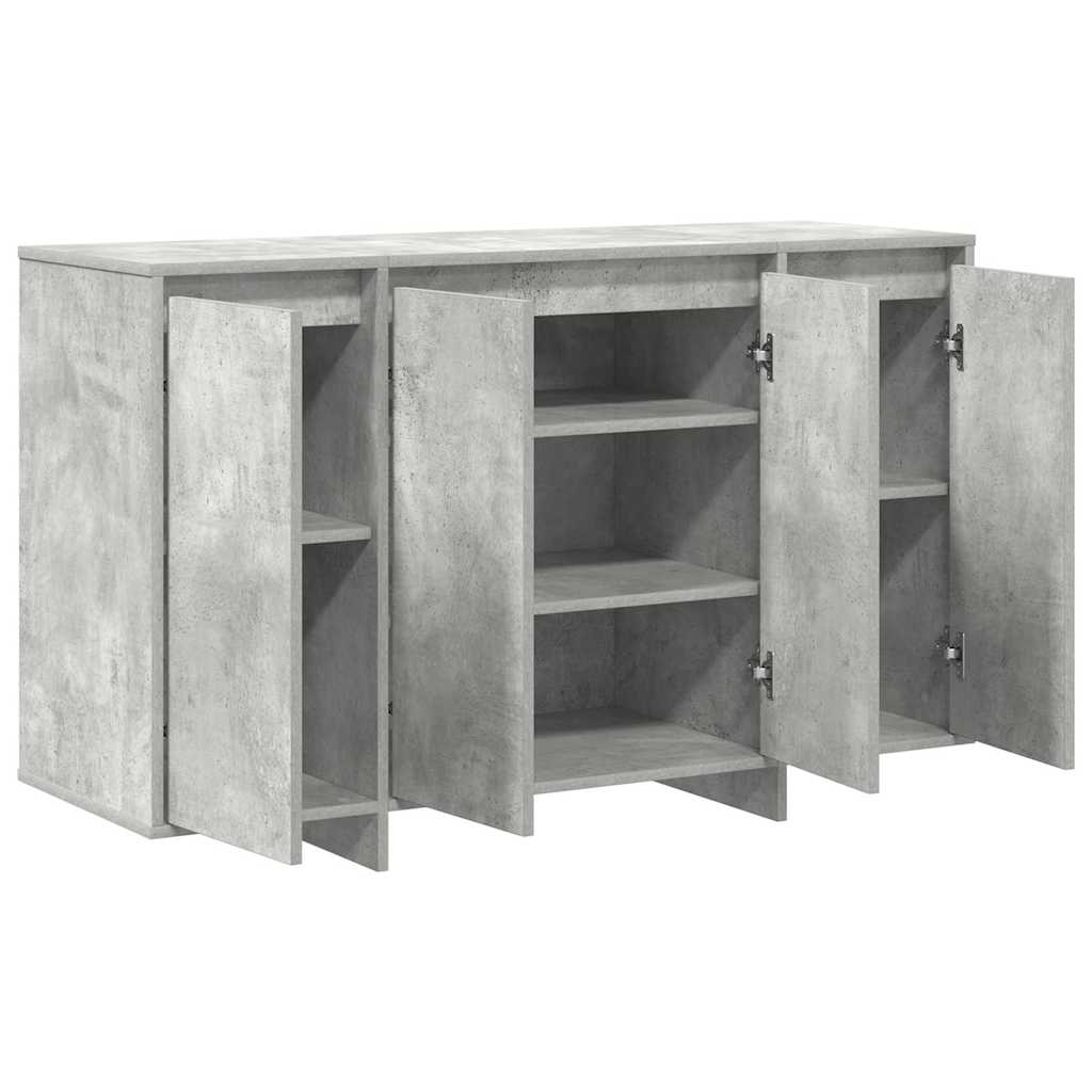 vidaXL Bufet Betonowy szary 120 x 41 x 75 cm Materiał drewnopochodny