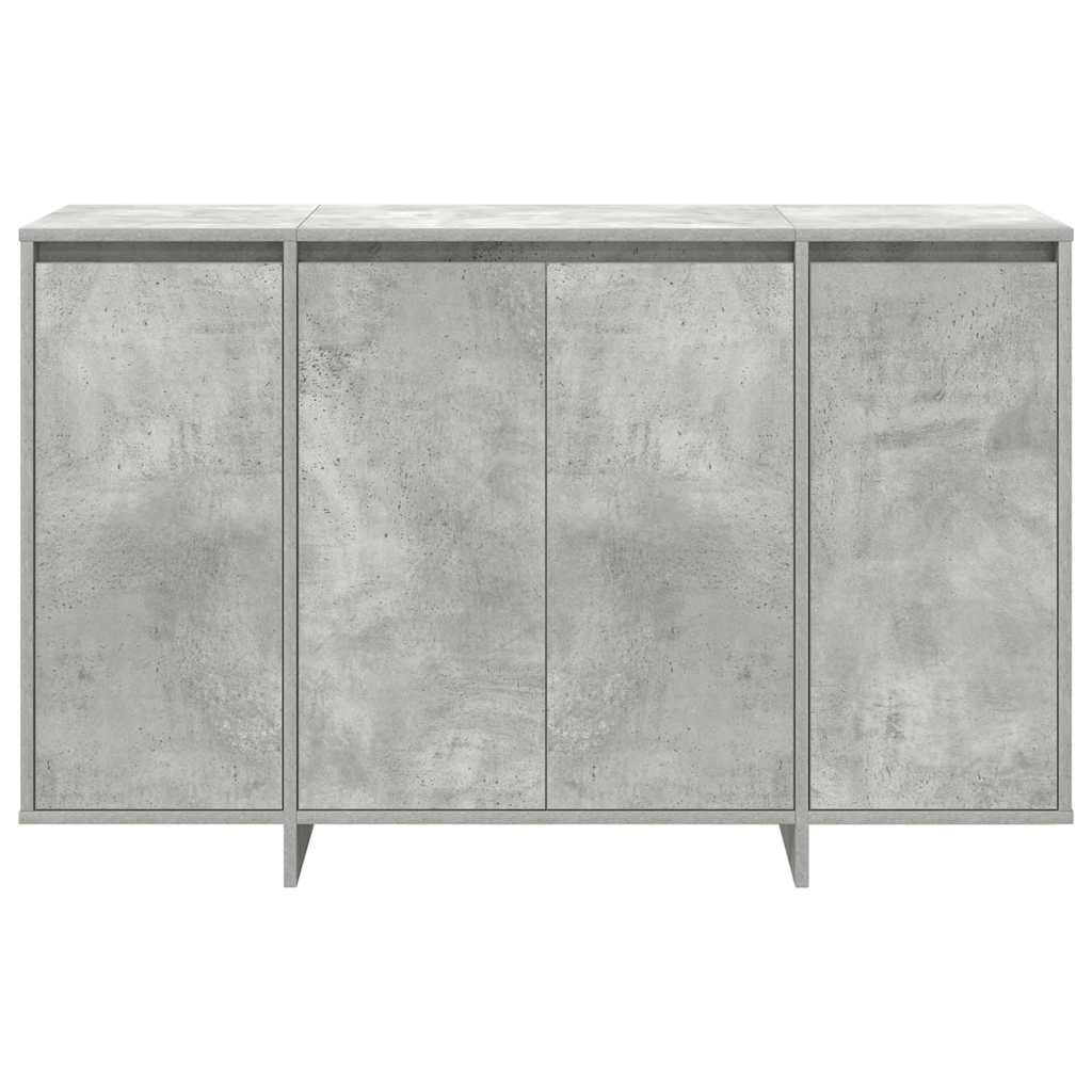 vidaXL Bufet Betonowy szary 120 x 41 x 75 cm Materiał drewnopochodny
