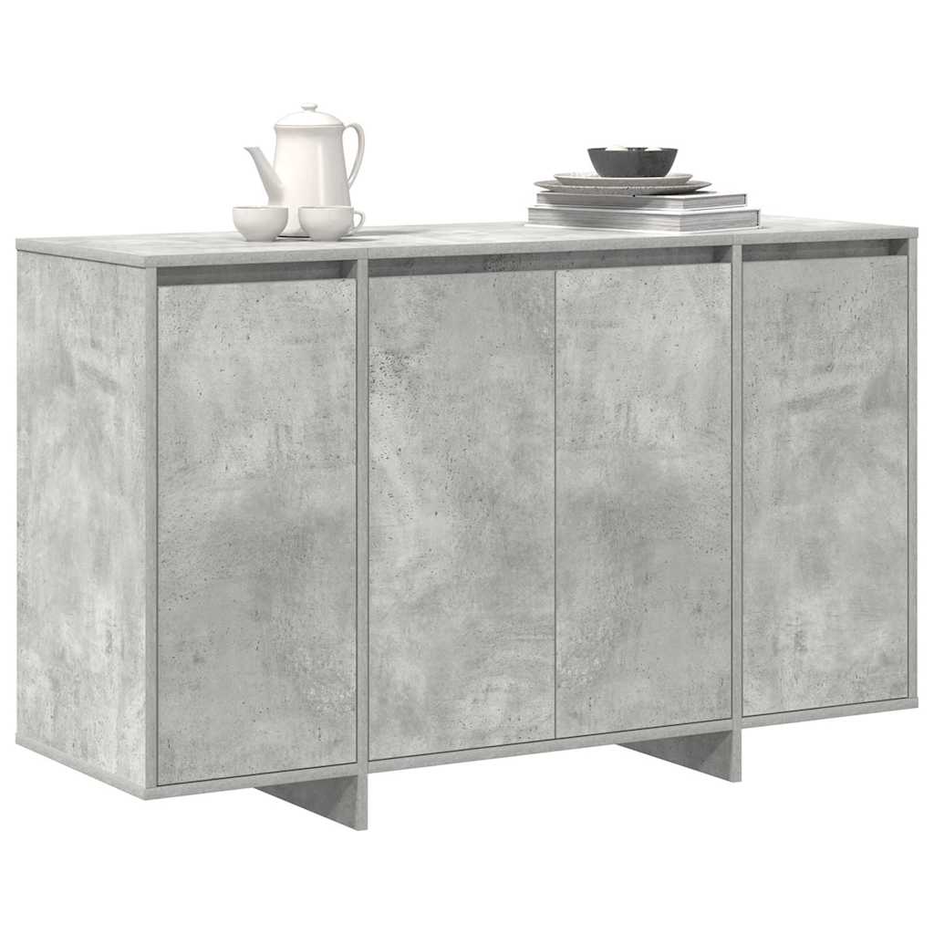 vidaXL Bufet Betonowy szary 120 x 41 x 75 cm Materiał drewnopochodny