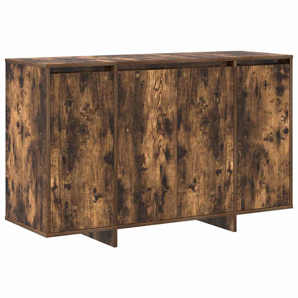 vidaXL Bufet Wędzony dąb 120 x 41 x 75 cm Materiał drewnopochodny