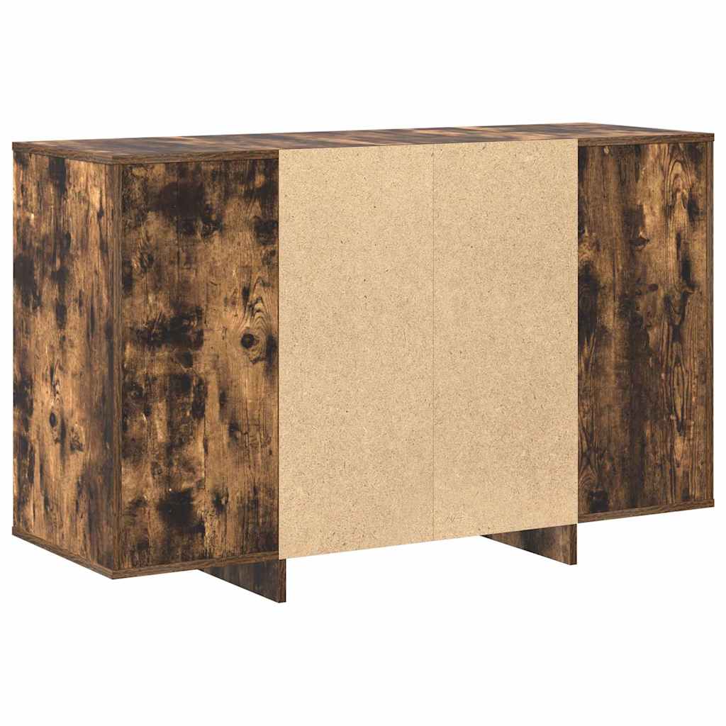 vidaXL Bufet Wędzony dąb 120 x 41 x 75 cm Materiał drewnopochodny