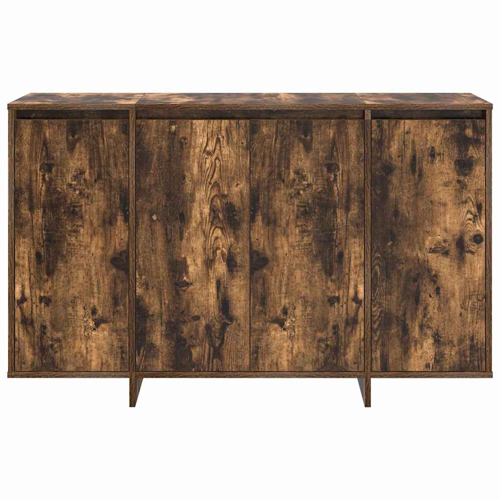 vidaXL Bufet Wędzony dąb 120 x 41 x 75 cm Materiał drewnopochodny
