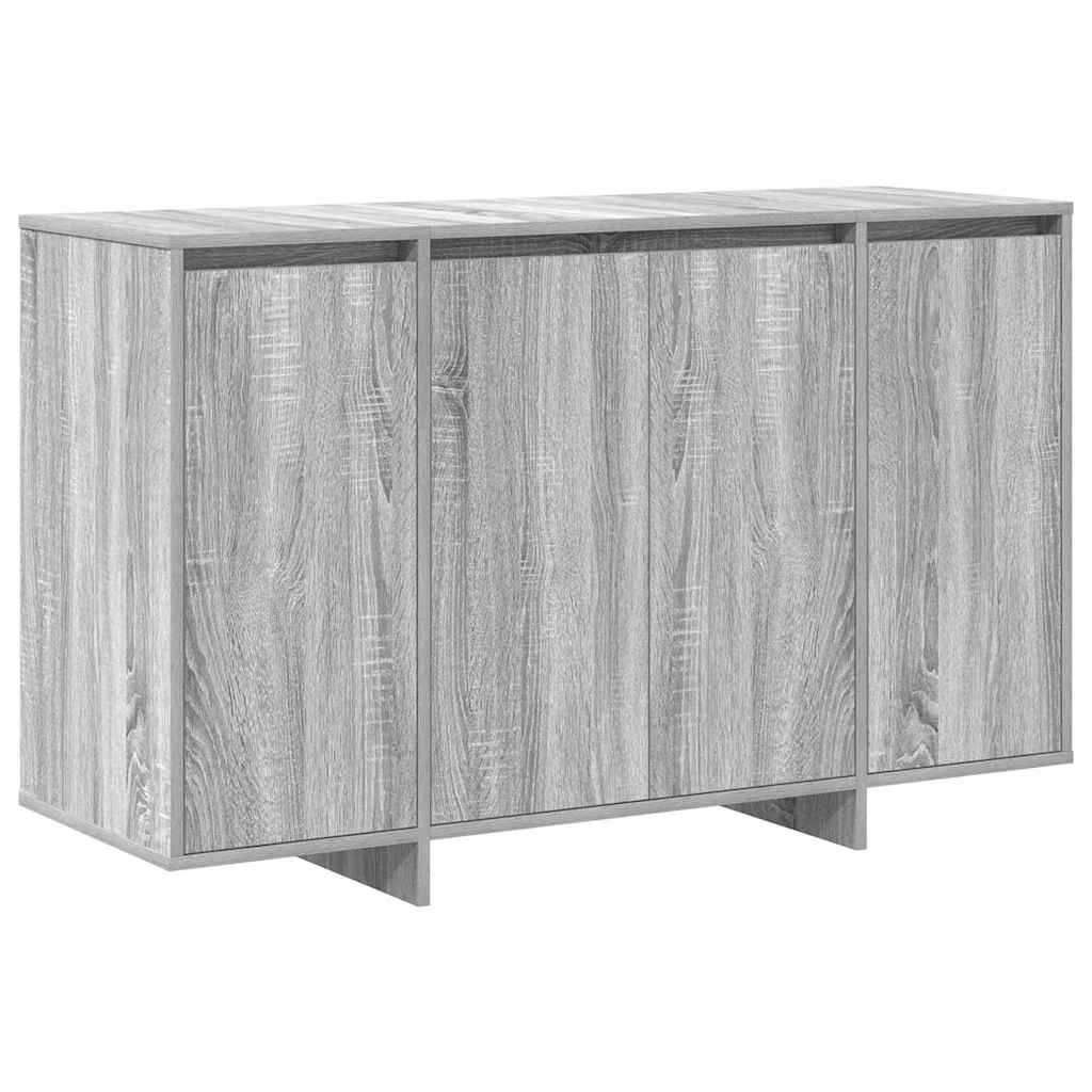 vidaXL Bufet Szary dąb sonoma 120 x 41 x 75 cm Materiał drewnopochodny