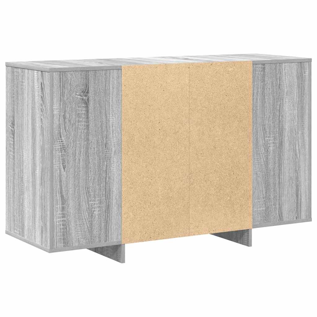 vidaXL Bufet Szary dąb sonoma 120 x 41 x 75 cm Materiał drewnopochodny