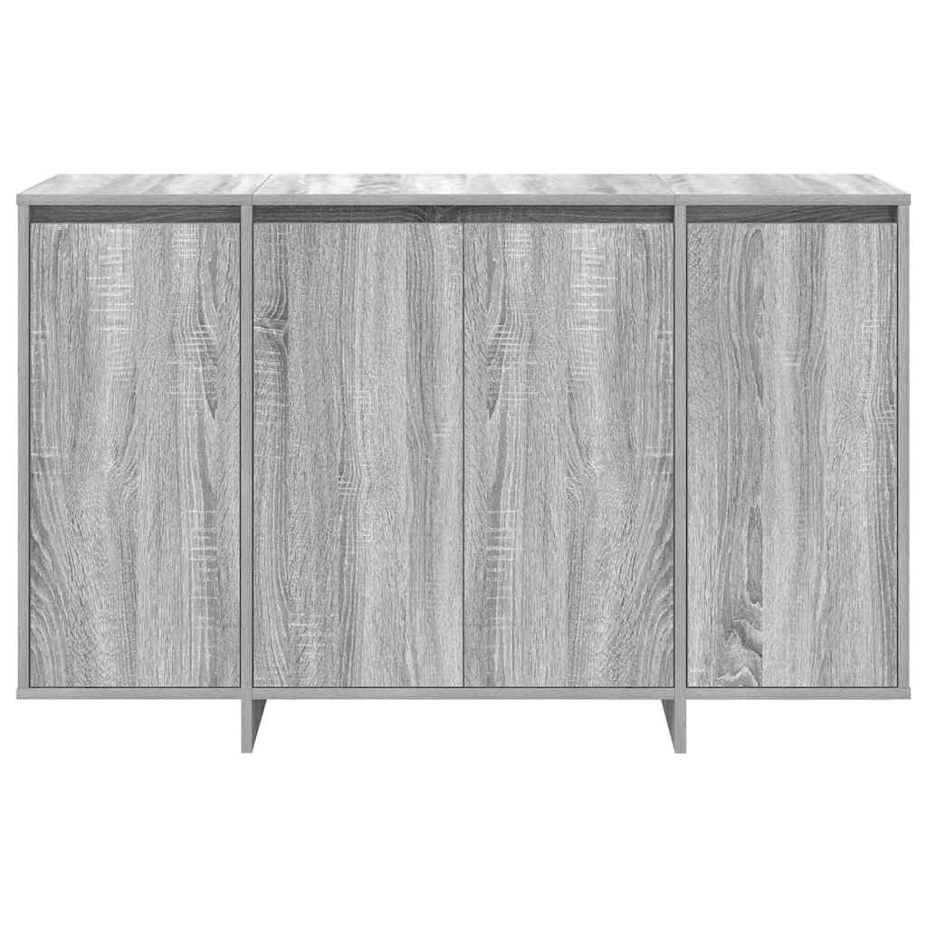 vidaXL Bufet Szary dąb sonoma 120 x 41 x 75 cm Materiał drewnopochodny