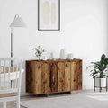 vidaXL Bufet Stare drewno 120 x 41 x 75 cm Materiał drewnopochodny