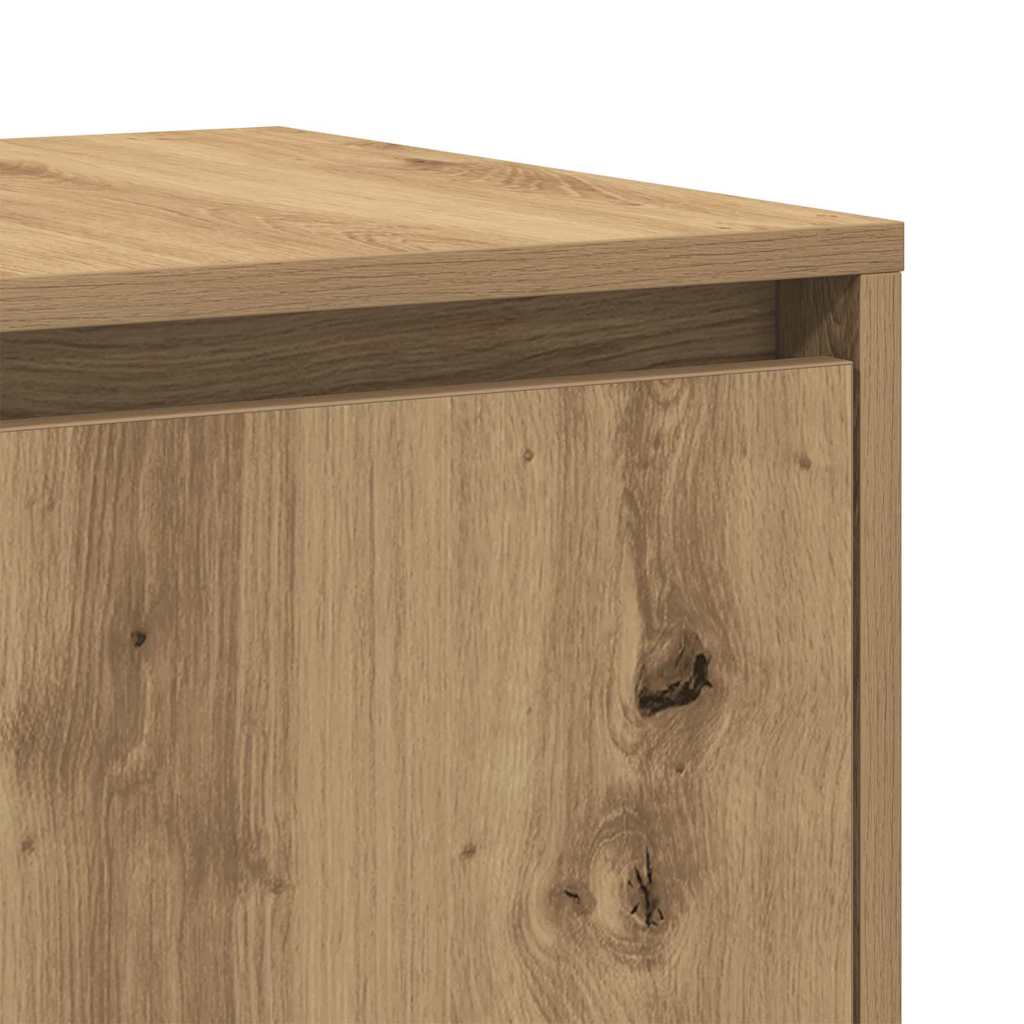 vidaXL Bufet dąb artisan 120 x 41 x 75 cm Materiał drewnopochodny