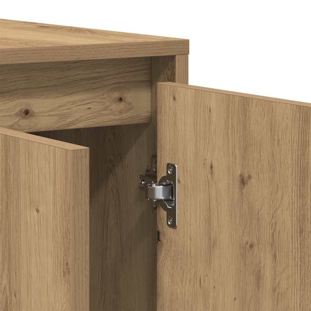 vidaXL Bufet dąb artisan 120 x 41 x 75 cm Materiał drewnopochodny
