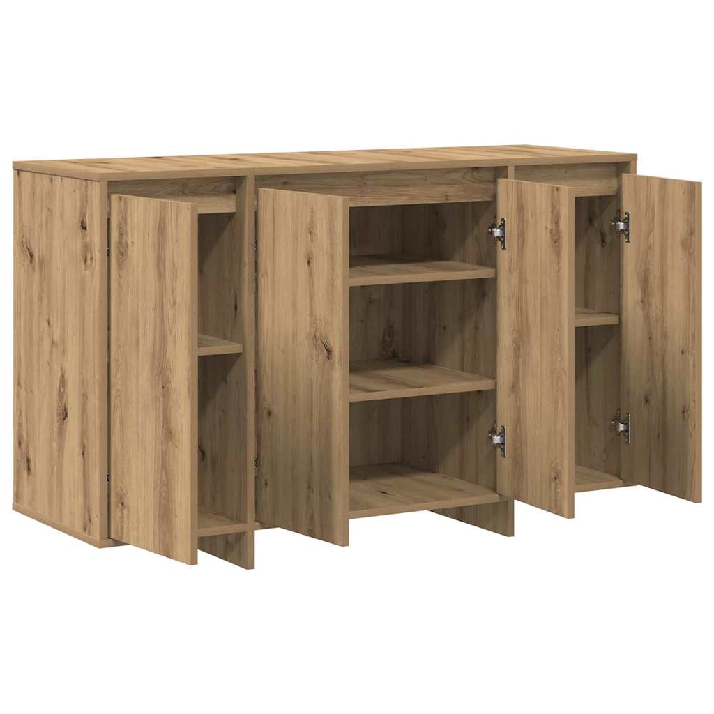 vidaXL Bufet dąb artisan 120 x 41 x 75 cm Materiał drewnopochodny